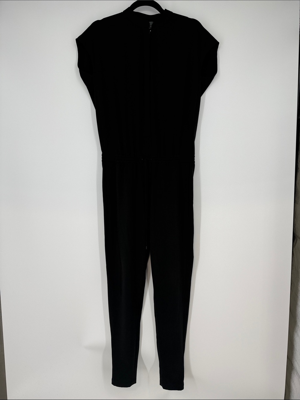 Vince Black Sleeveless Zip-Front Jumpsuit Size 2
